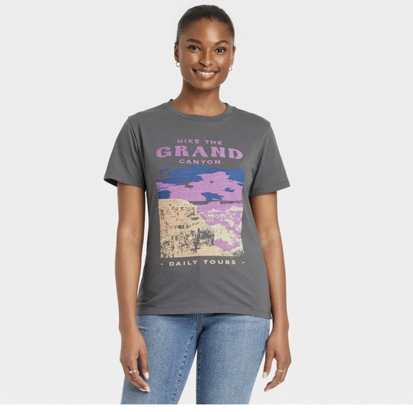 Grayson Threads Grey Short Sleeve Grand Canyon Graphic T-Shirt Women Sz XXL - Picture 10 of 10
